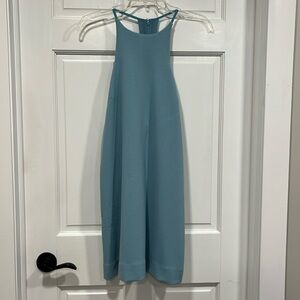green emerald velvet dress Mac Duggal Women's Strapless Satin A Line Midi Dress with 3D Flower - Green - Size 10 main image 1